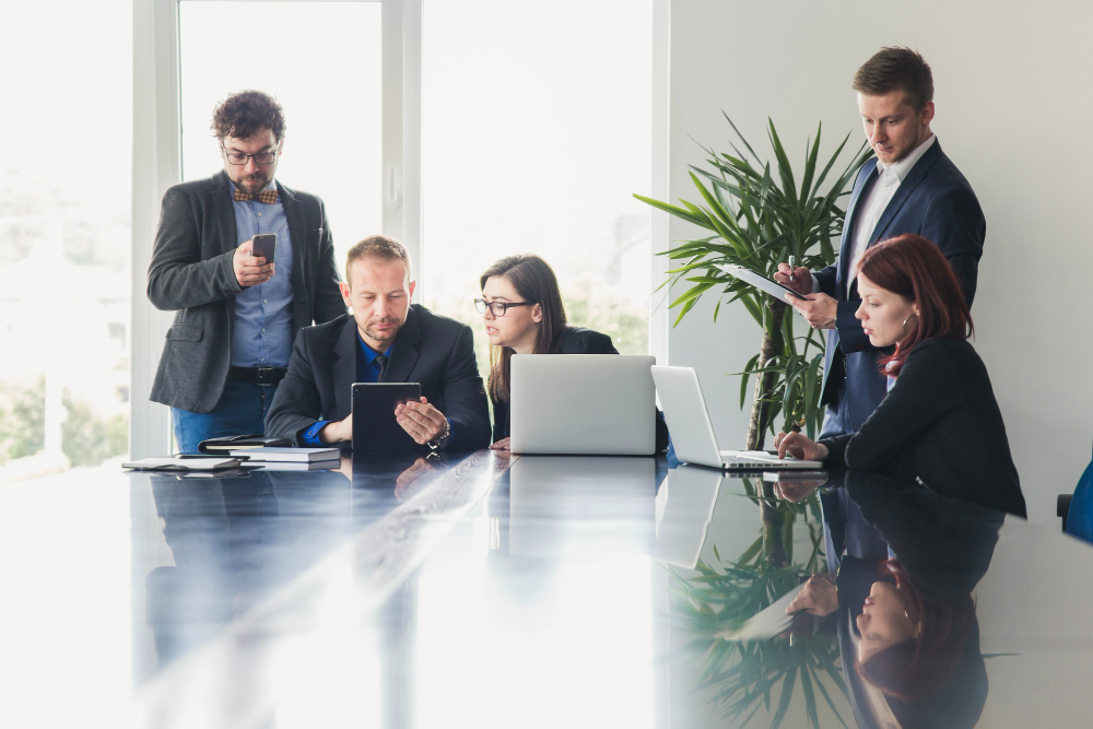 Strategic consulting meeting